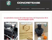 Tablet Screenshot of concretease.com